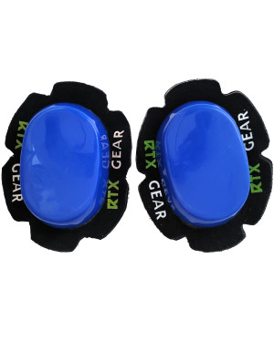 RTX BLUE Universal Durable Motorcycle Knee Sliders Motorbike Knee Slider Pucks