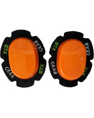RTX ORANGE Universal Durable Motorcycle Knee Sliders Motorbike Knee Slider Pucks