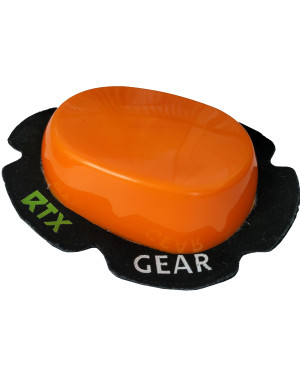 RTX ORANGE Universal Durable Motorcycle Knee Sliders Motorbike Knee Slider Pucks