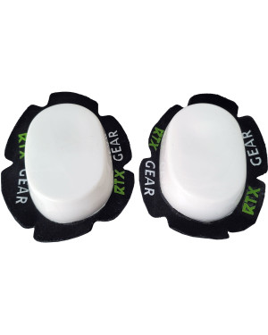 RTX WHITE Universal Durable Motorcycle Knee Sliders Motorbike Knee Slider Pucks
