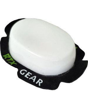 RTX WHITE Universal Durable Motorcycle Knee Sliders Motorbike Knee Slider Pucks