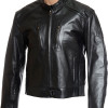 RTX English Cafe Racer Leather Biker Jacket
