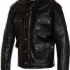 RTX Speedmaster Pure Leather Black Biker Jacket