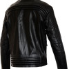 RTX Speedmaster Pure Leather Black Biker Jacket