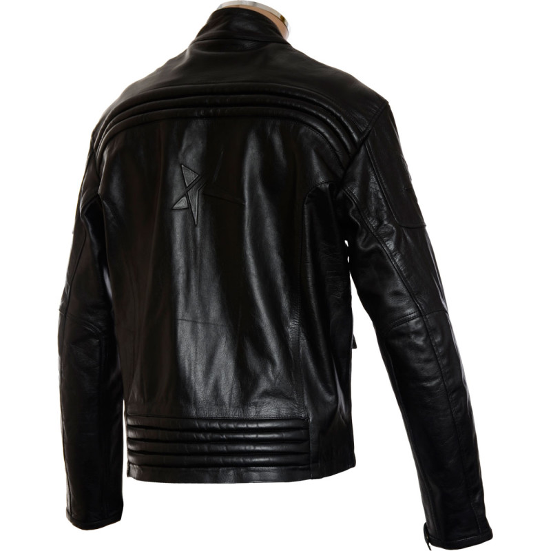 RTX Speedmaster Pure Leather Black Biker Jacket