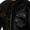 RTX Speedmaster Pure Leather Black Biker Jacket