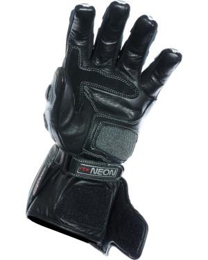 RTX Neon Silver Vented Biker Gloves