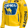 Camel Classic Yellow Leather Motorcycle Race Suit