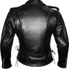 Ladies Goth Motorcycle Leather Jacket