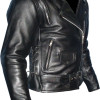 Ladies Goth Motorcycle Leather Jacket