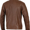 RTX Roadmaster Pure Brown Leather Biker Jacket 