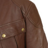 RTX Roadmaster Pure Brown Leather Biker Jacket 