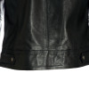 Saints ROW Soft Black Leather Biker Jacket