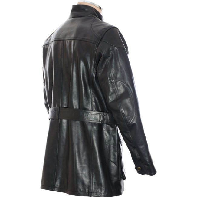 RTX Trialmaster Vintage Black Leather Jacket 