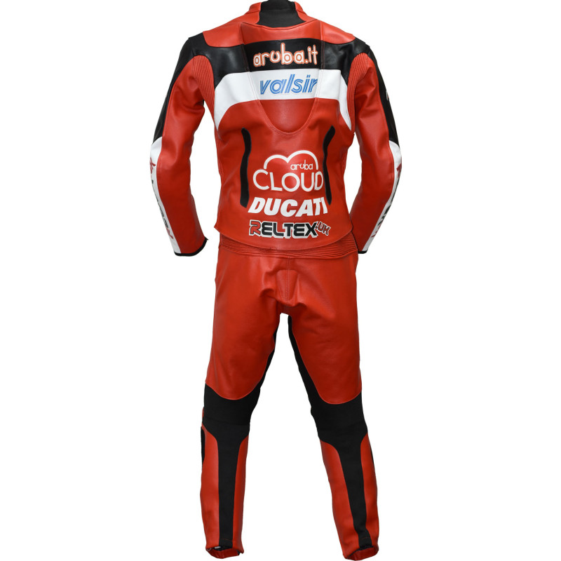 Aruba.it Racing Ducati Team MotoGP Biker Motorcycle Two Piece Suit