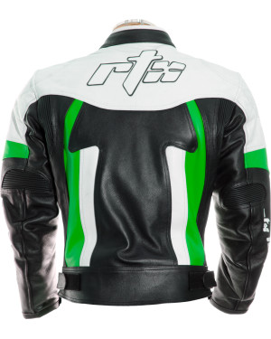 RTX TITAN Green Motorcycle Leather Jacket