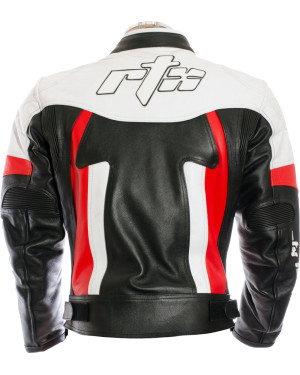 RTX TITAN Red Motorcycle Leather Race Jacket