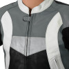 RTX Violator Grey Motorcycle Leather Jacket