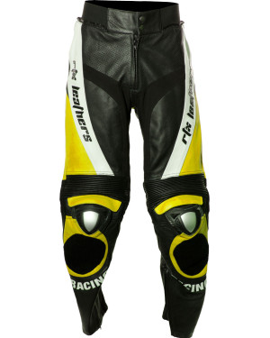 RTX YELLOW Aero Evo Leather Biker Trouser Pant