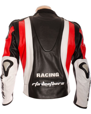 RTX Aero Evo Red Biker Leather Motorcycle Jacket