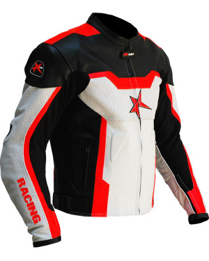RTX Pro Street Racer Leather Motorcycle Jacket