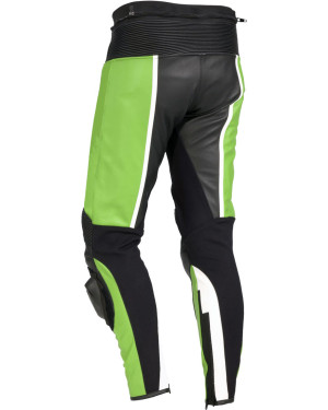 RTX Ninja Green Genuine Leather Biker Pant 