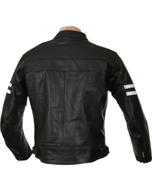 RTX Retro Black Leather Jacket