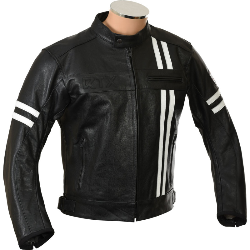 SALE - RTX Retro Black Leather Jacket