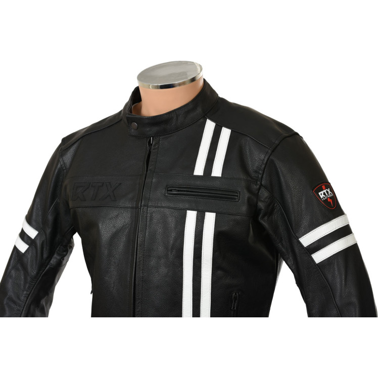 SALE - RTX Retro Black Leather Jacket