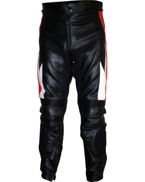 RTX Transformer Red Leather Motorcycle Trouser