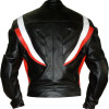 RTX Transformer Red Leather Motorcycle Jacket