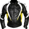 RTX Transformer Yellow Leather Biker Jacket