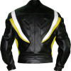 RTX Transformer Yellow Leather Biker Jacket