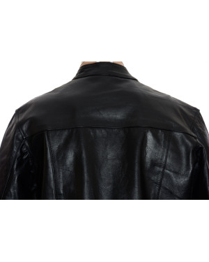 VICTOR FRANKENSTEIN Soft Black Leather Jacket