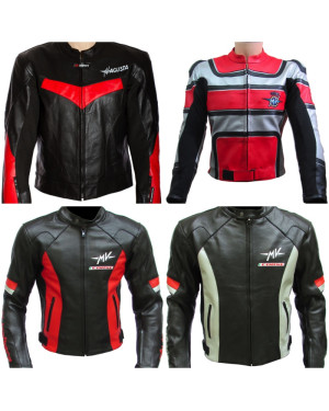 Custom Made MV AGUSTA Leather Motorbike Jacket